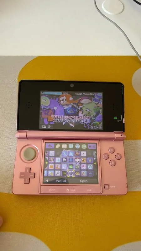 Nintendo 3DS розовая версия 1