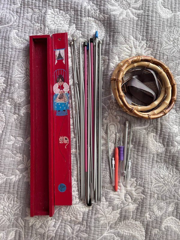 Пряжа, спицы, крючки, фурнитура, шерсть для валяния 3