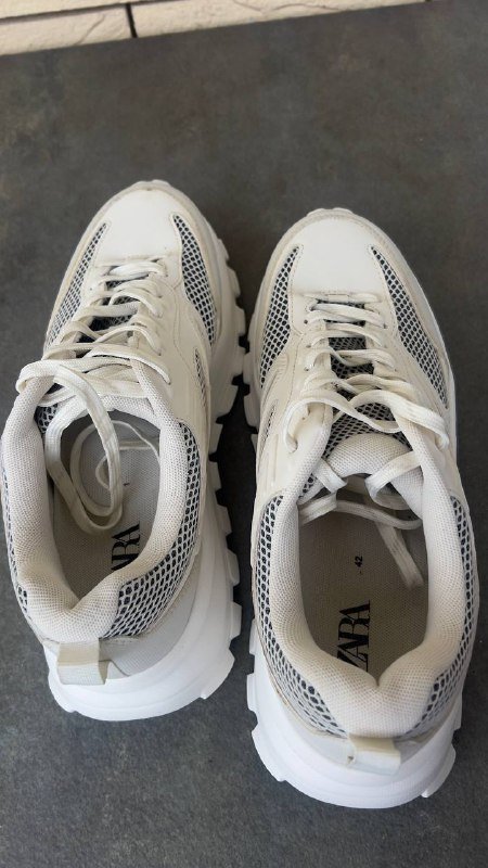 Кроссовки ZARA мужские белые размер 42 3