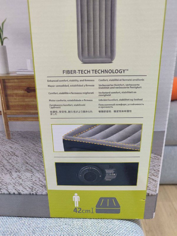 надувной матрас Интекс с компрессором односпальный 2