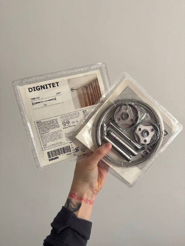 IKEA dignitet струна гардинная для штор 2 шт