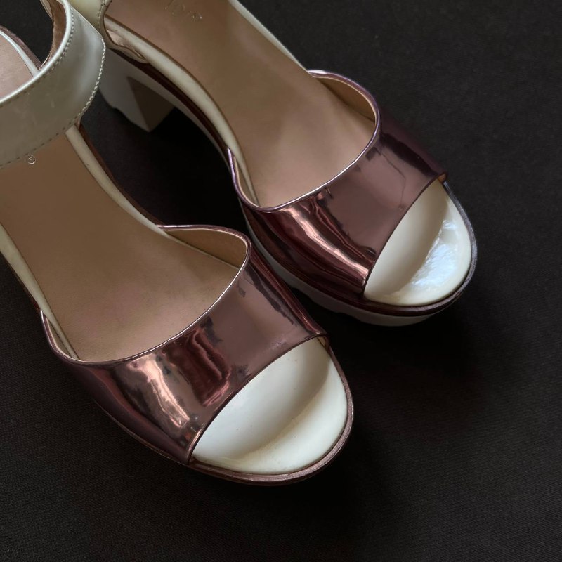 Босоножки на каблуке и платформе, размер 38 2