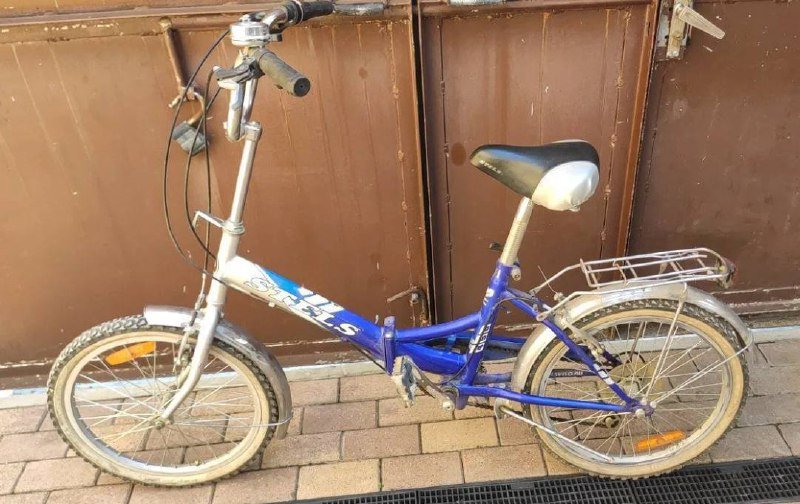 складной велосипед Stels Pilot, детское вело кресло 2