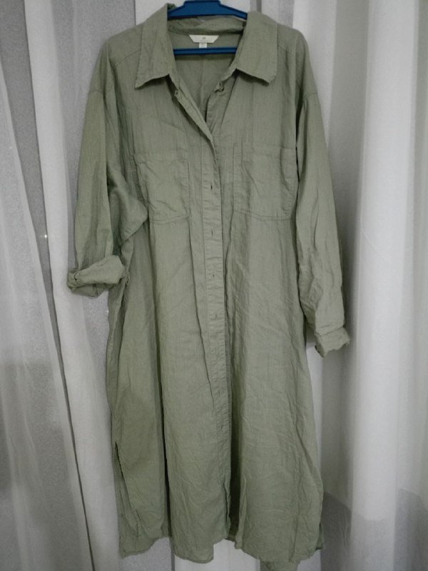 Длинное платье рубаха хлопок лён размер до 56