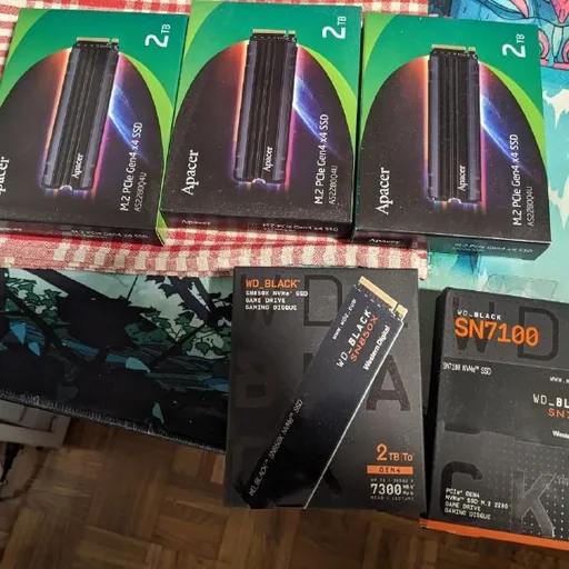 Apacer AS2280Q4U 2TB, WD Black SN7100 2TB, WD SN850X 2TB