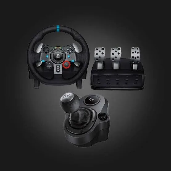 Logitech G29, педали, коробка передач