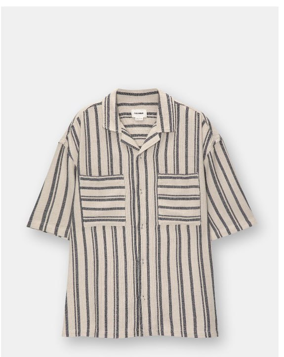 Рубашка Pull&Bear, шорты Shein, плавки Shein 2