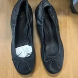 Кожаные балетки Zara 3