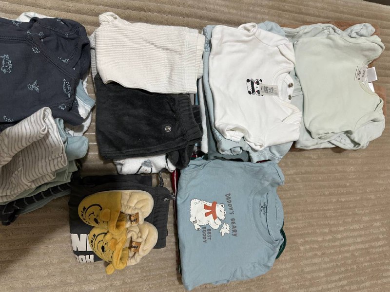 Детская одежда ZARA, CARTERS для 0-6 месяцев