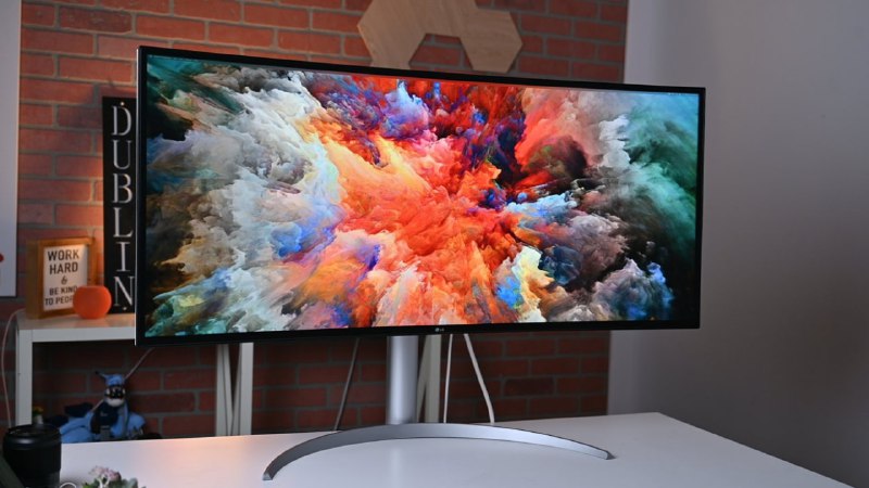 Монитор LG 39.7 Curved UltraWide 5K2K Nano IPS