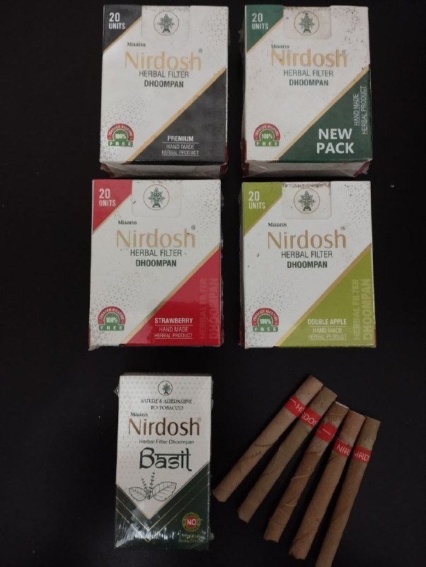 Травяные сигареты Nirdosh разных вкусов