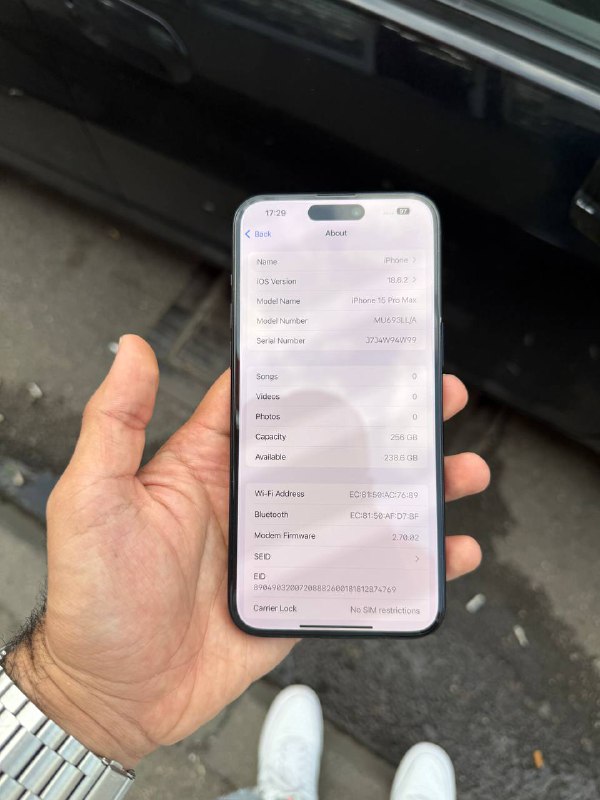 iPhone 15 Pro Max 256GB E-Sim