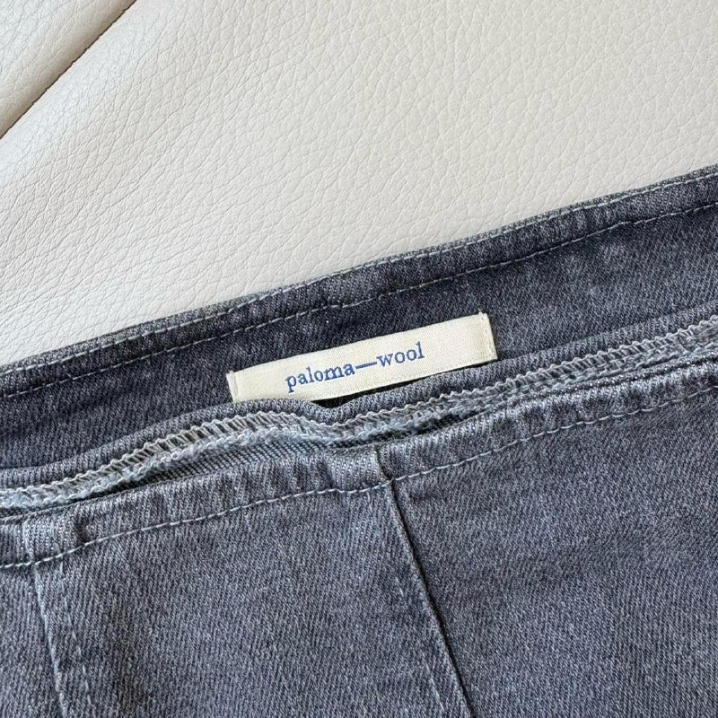 Джинсовая юбка Paloma Wool, черные джинсы Massimo Dutti 5