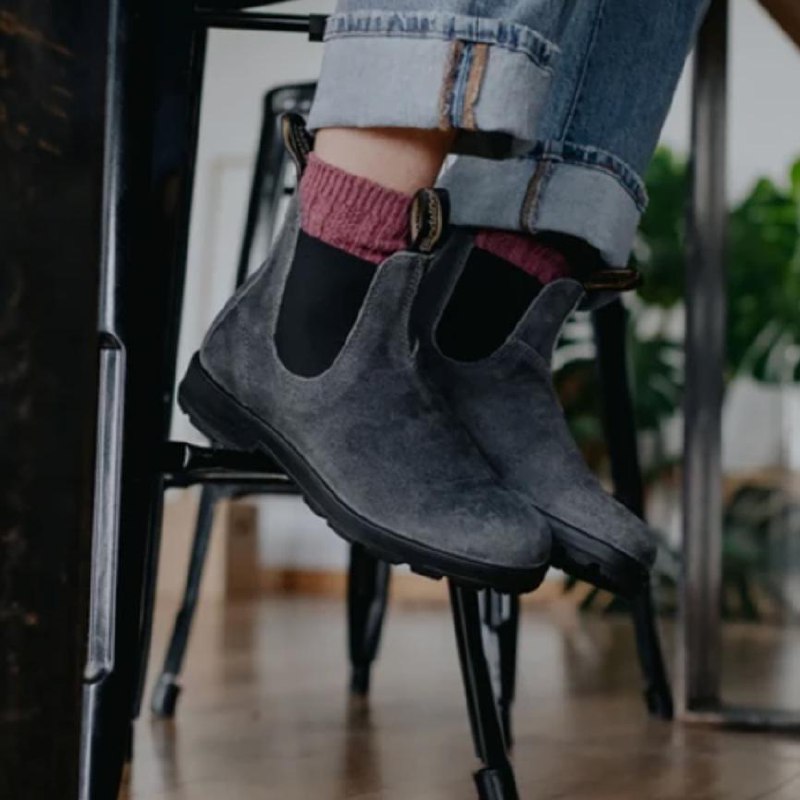 Ботинки челси из нубука Blundstone