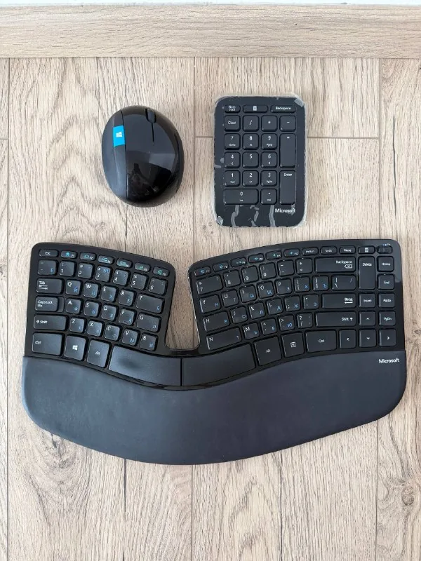 Microsoft Sculpt Ergonomic Desktop клавиатура, мышь, numpad 1