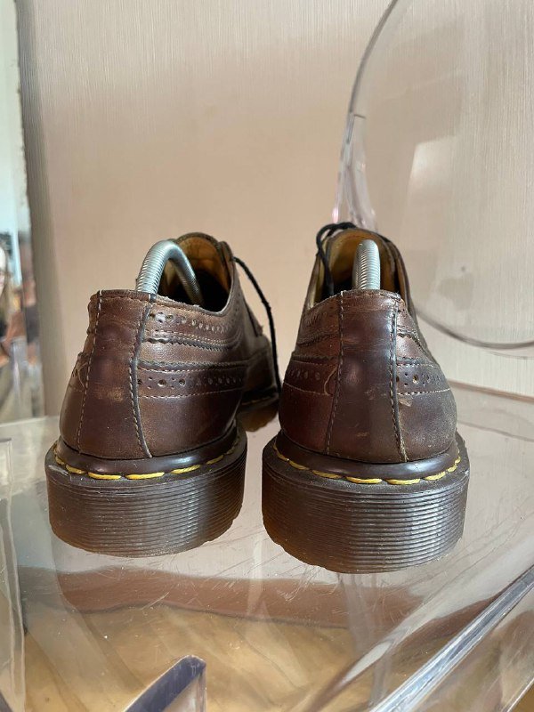 Винтажные коричневые ботинки броги Dr. Martens 3989 Brogue 6