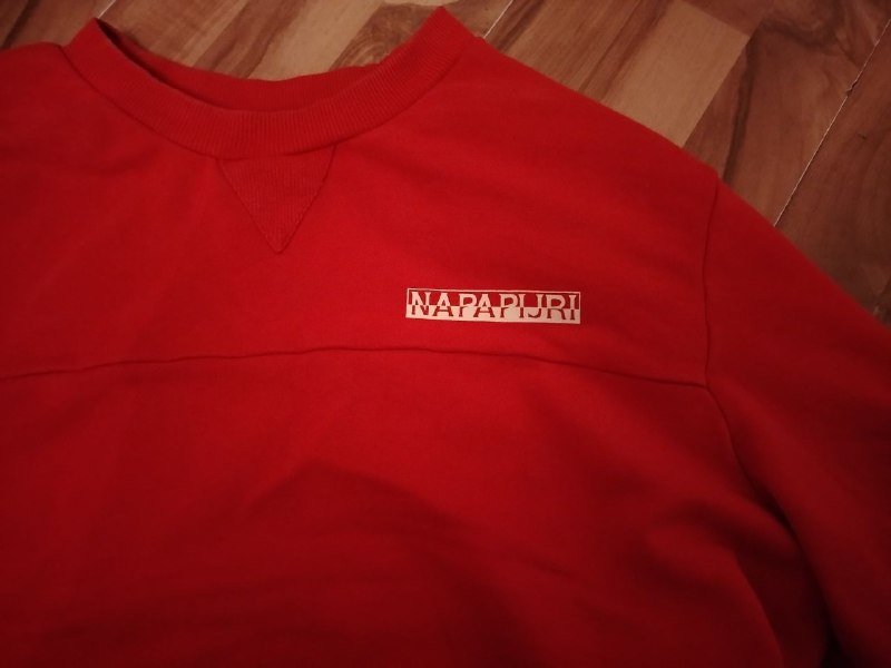 Napapijri red men's sweatshirt L 3