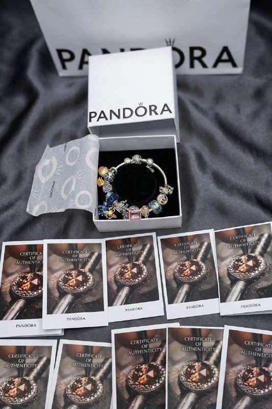 Браслет Pandora с подвесками оригинал