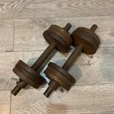 Adjustable metal dumbbells 2 × 15 kg 2