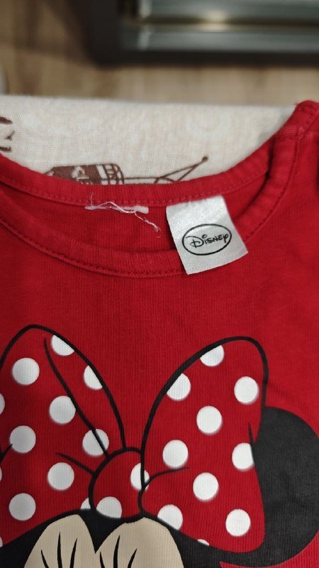 Песочники Disney 3-6 мес красный, белый 5