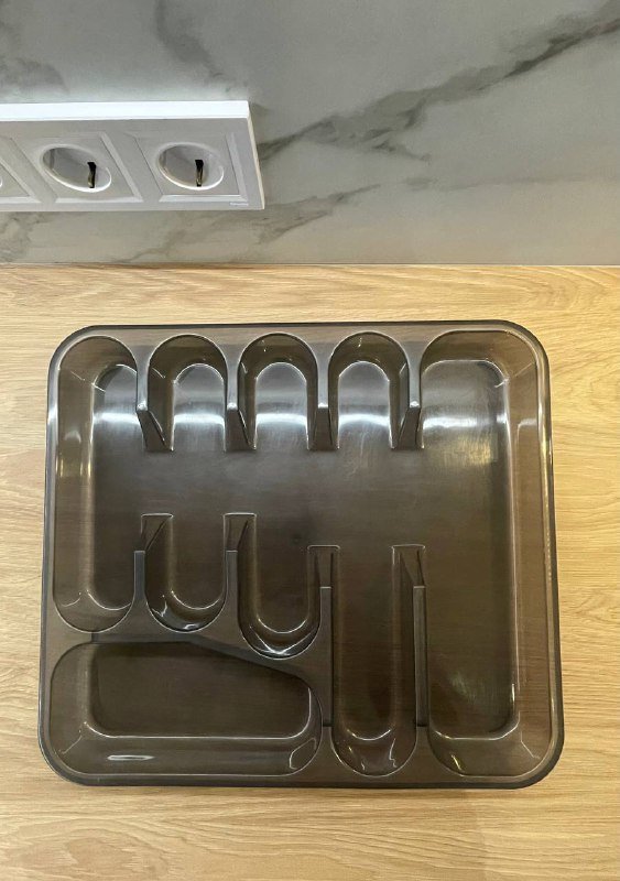 Большой лоток для столовых приборов из пластика