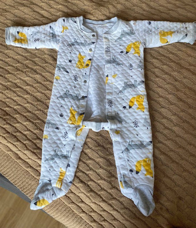 Детский утеплённый слип 5-10 месяцев