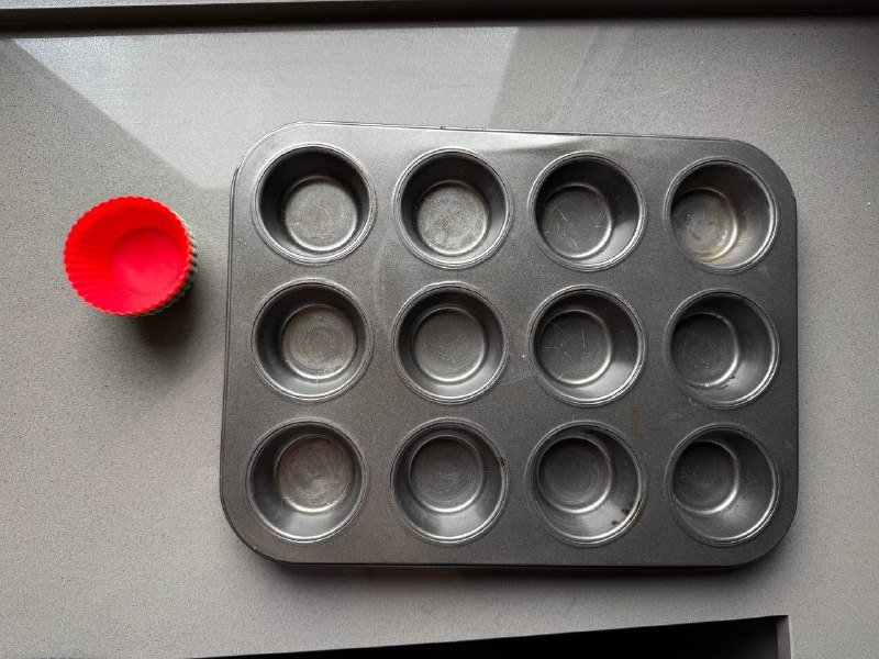 Форма для кексов силиконовая 12 шт и противень