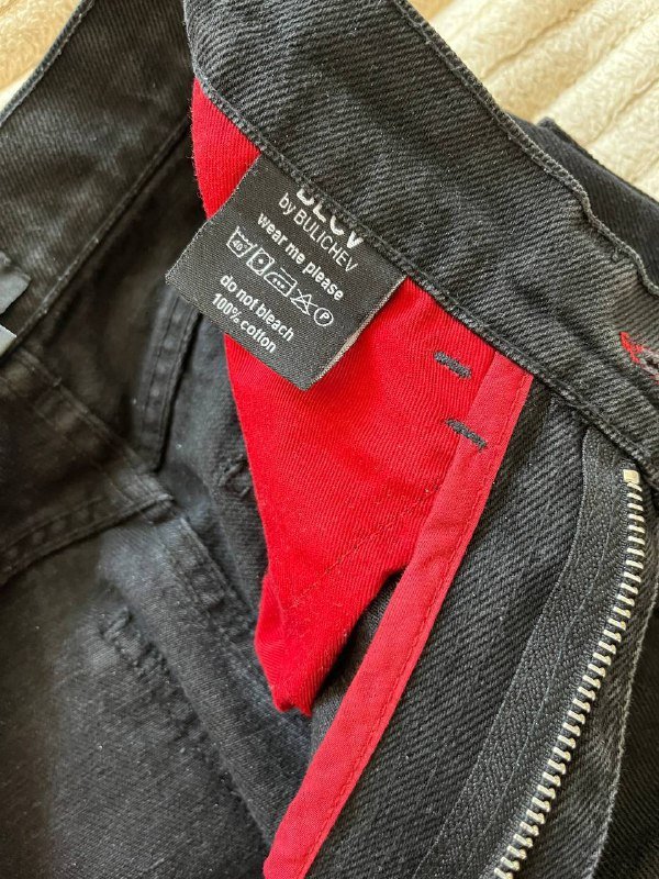 Джинсы BLCV moms straight черные, размер 24 6