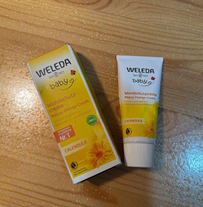Weleda крем под подгузник новый