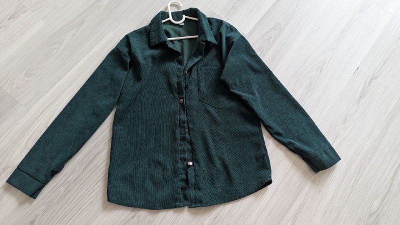 Рубашка вельвет изумрудная, Лонгслив бордо, размер S