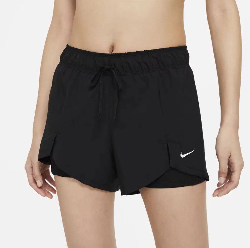 Nike Women's Flex Essential 2-in-1 Training Shorts Black S 3