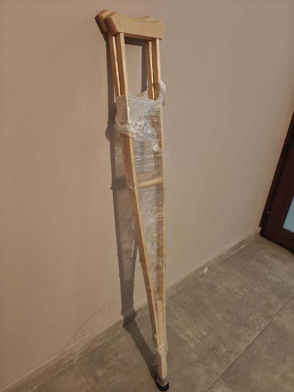 Деревянные подмышечные костыли 6