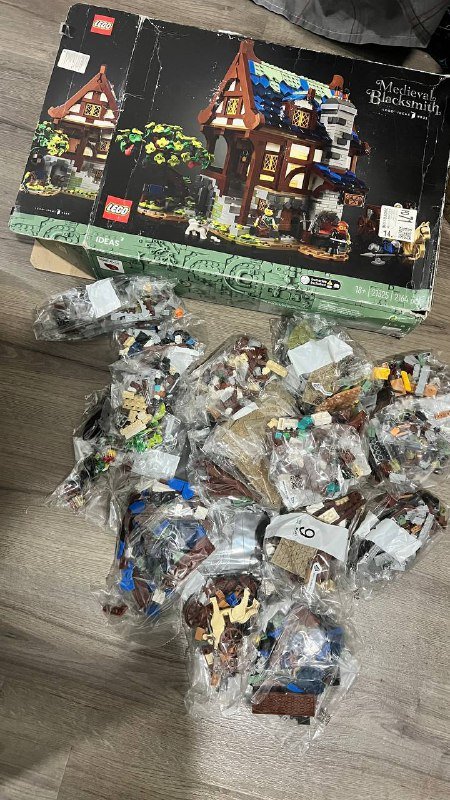 Lego средневековая кузница 5