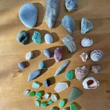 Камни, ракушки, морские стекла 1