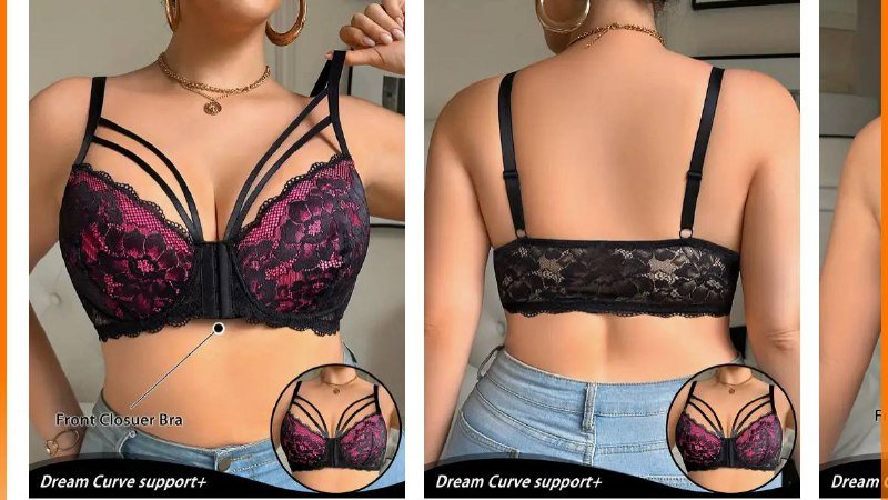 Кружевной черный бюстгальтер размер 90C