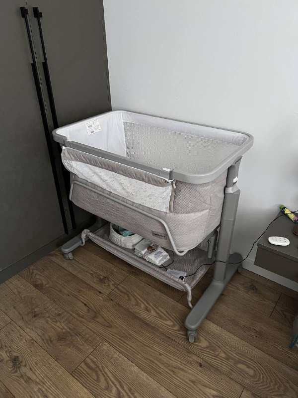 Детская приставная кроватка до 6 месяцев