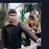 Мужская комбинированная дубленка BLAUER USA 10