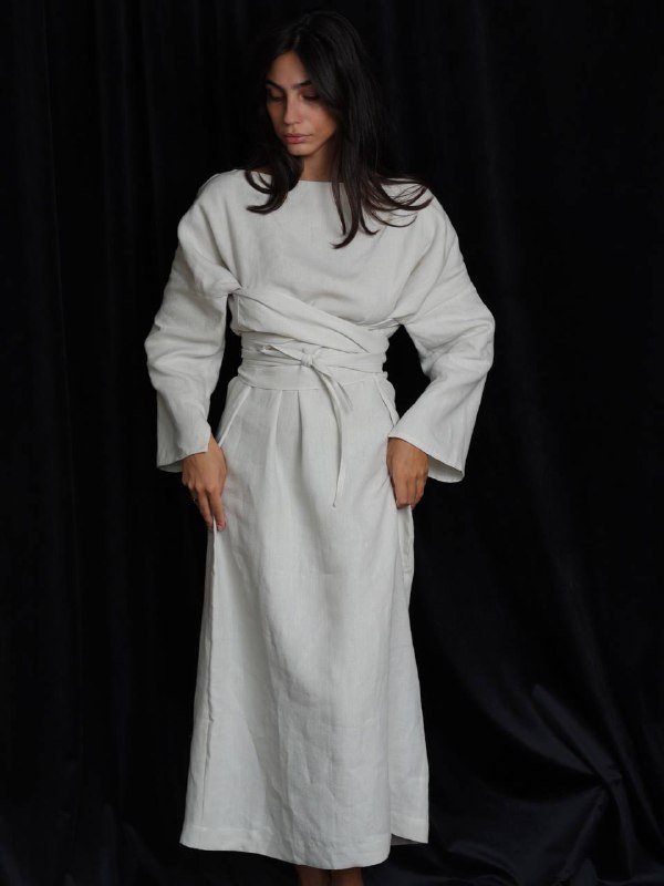 Платье от грузинского производителя Hamo лён one size