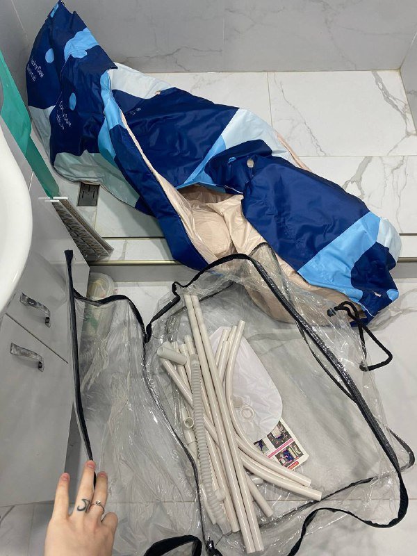 Складная ванна глубокая 115 см длина 2