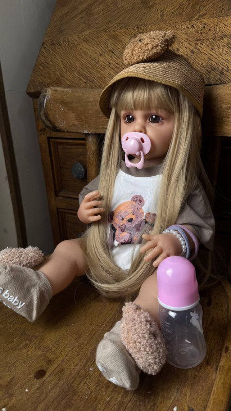 Реалистичная виниловая кукла Реборн 55 см 2