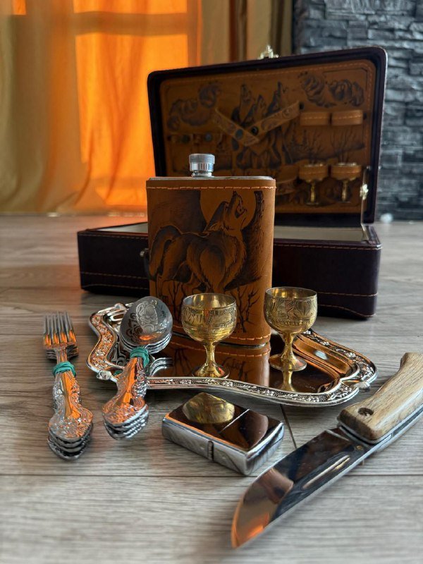 Подарочный набор для пикника с ножами 2