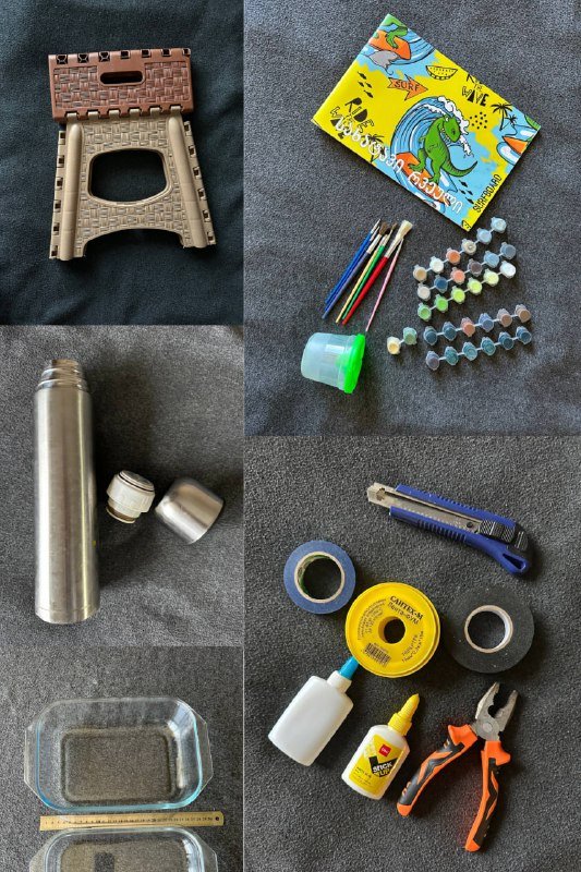 Набор товаров для животных, творчества, пикника и инструменты 2