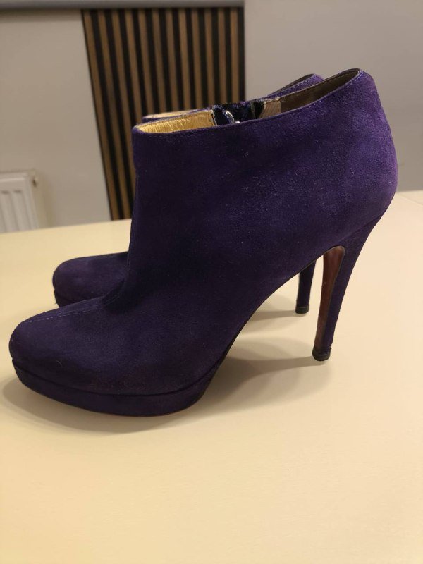 Полуботинки темно-фиолетовые женские 37-38 размер