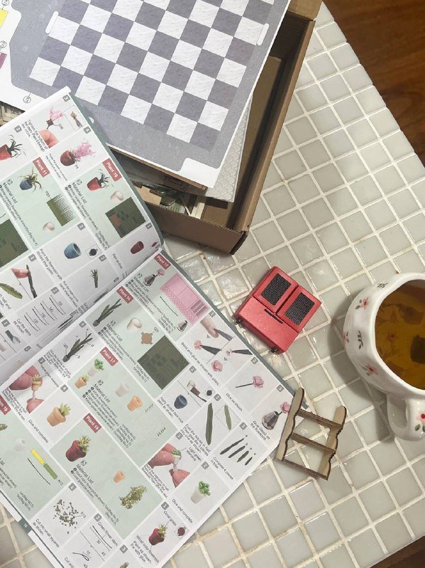 DIY конструктор цветочный магазин 2