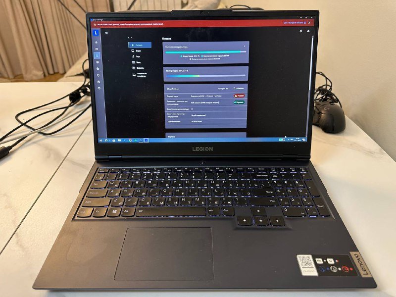 Ноутбук Lenovo Legion 5 15ACH6H Ryzen 5 RTX3060 16GB 512GB SSD
