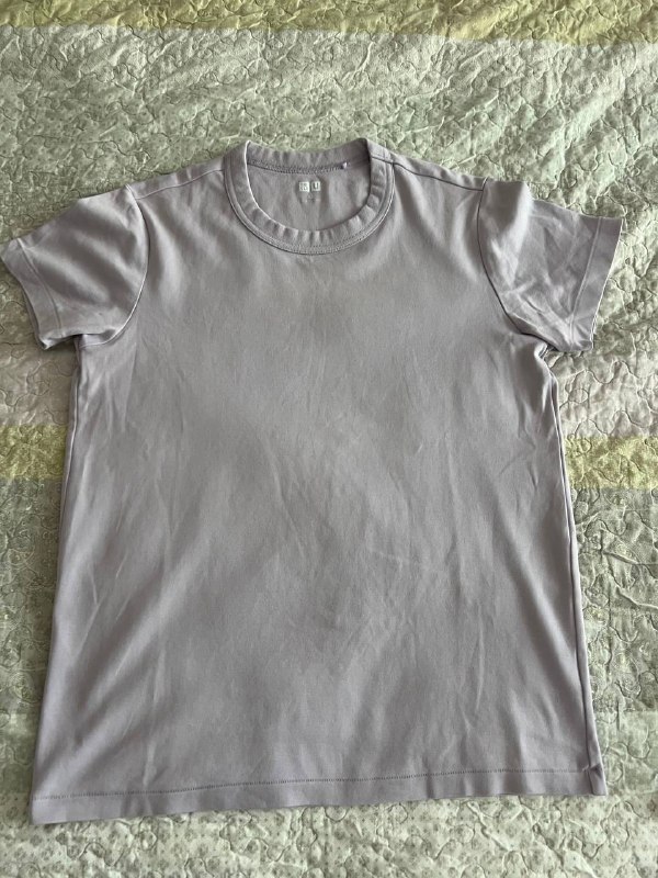 Нежно лавандовая футболка UNIQLO U, размер М 2