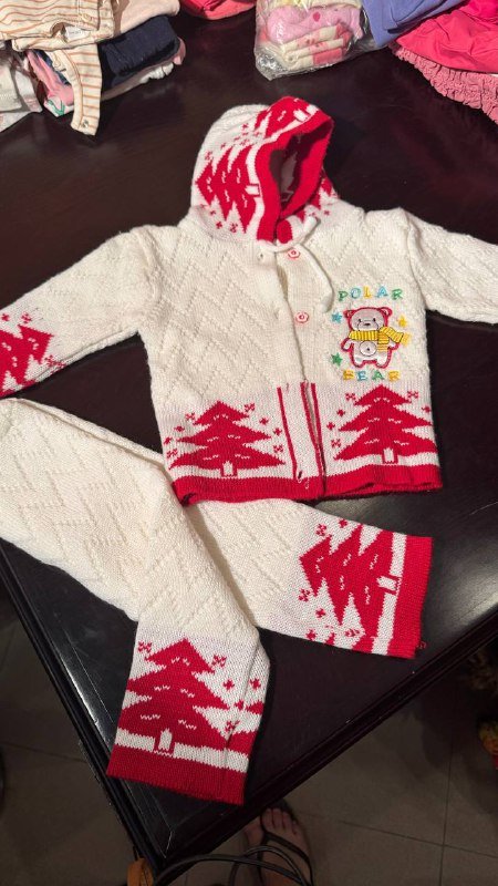 Вязанный костюмчик для детей 1-1,5 года