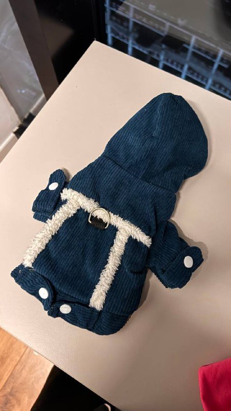 Одежда на маленькую собачку розовая, теплая 4