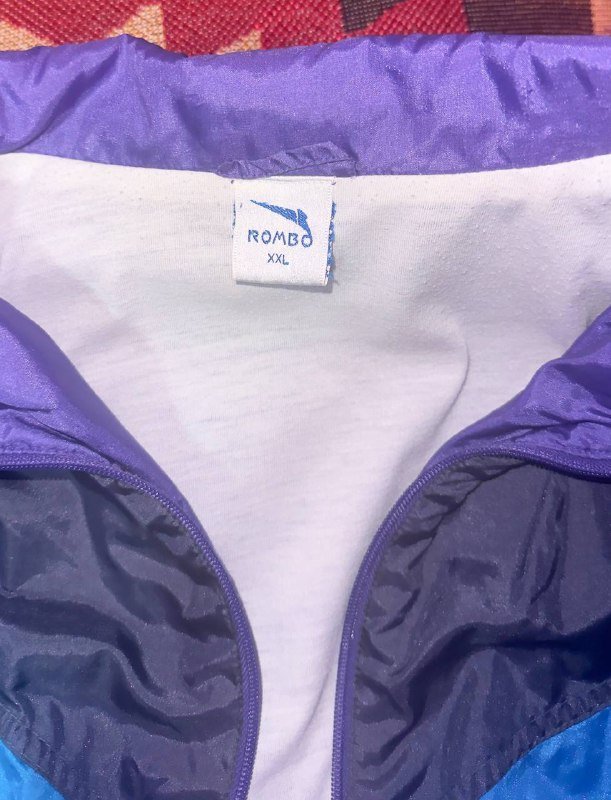 Винтажная спортивная куртка ветровка мужская XXL 2