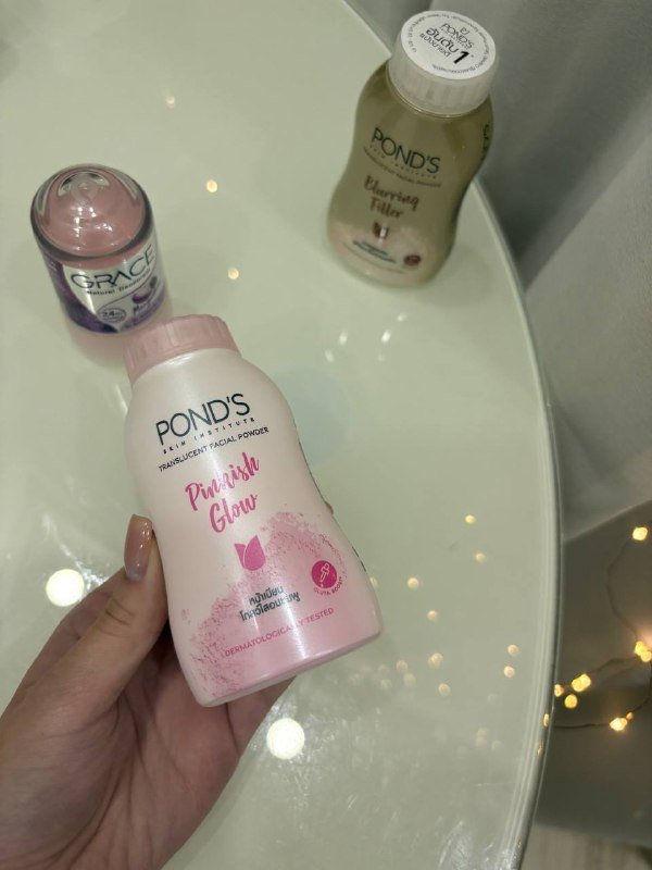 Тайские пудры для лица Pond's Pinkish Glow и Blurring Filler 2